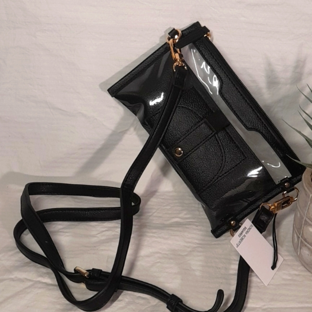 SONDRA ROBERTS SQUARED ..Small Bag with strap. [.New without Tag]